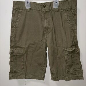 Hype green cargo shorts utility boys 16